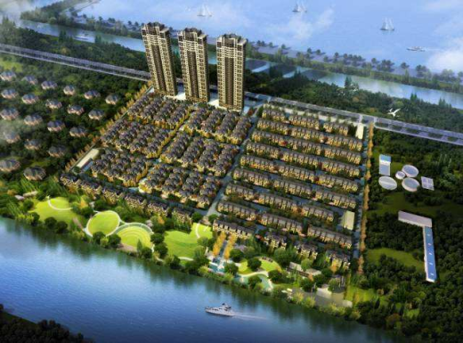 杭州湾中南海悦湾花苑效果图