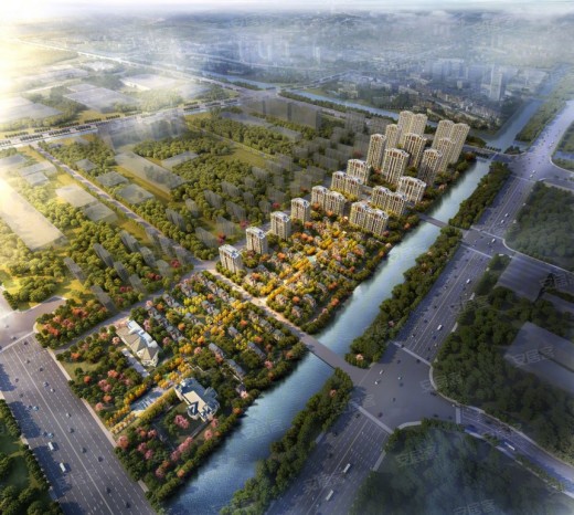 杭州湾蓝光雍锦湾效果图