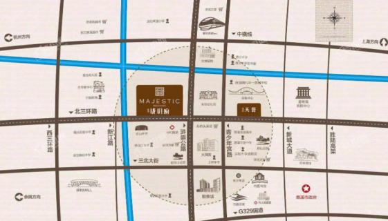 杭州湾碧桂园·珑玥府位置图